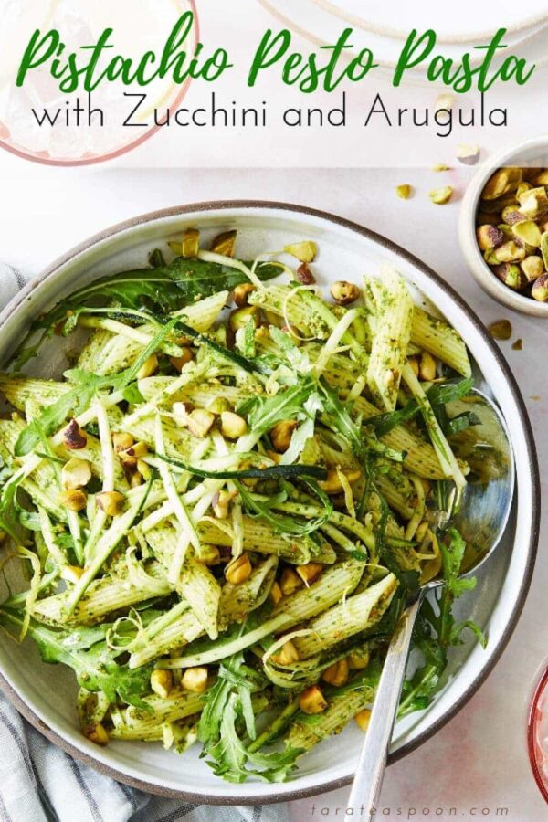 Pistachio Pesto Pasta | Tara Teaspoon