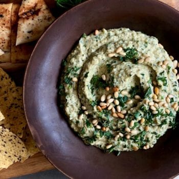 grilled zucchini baba ganoush