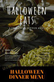 Get a free copy of my Halloween Dinner Menu Special Issue magazine