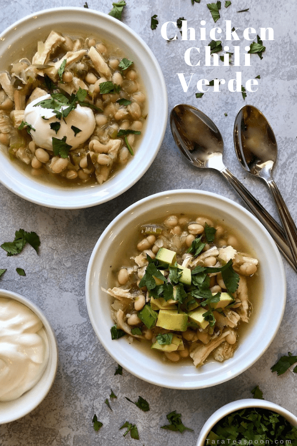 Chicken Chili Verde Soup for an easy dinner