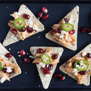 Chipotle Pomegranate Taco Bites