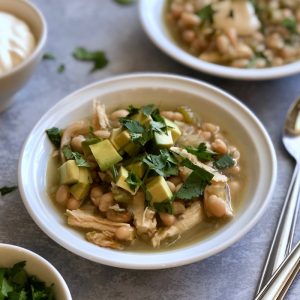 Chicken Chili Verde made with sofrito