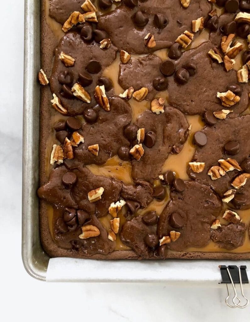 Caramel brownies how to