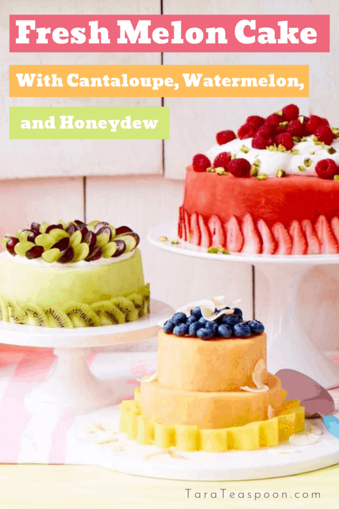 Make summer cakes from fresh melon