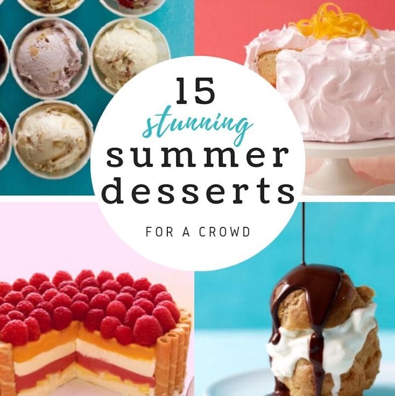 Easy summer dessert recipes ideas on greedyeats.com