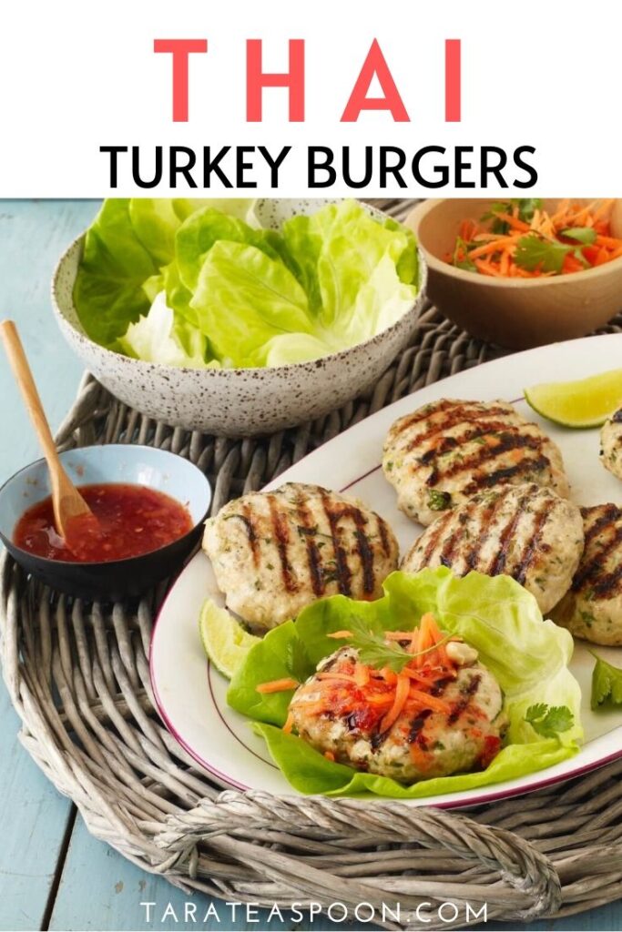 Thai Turkey Lettuce Wrap Burgers Pinterest Pin
