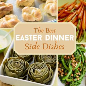 easter side dishes collage