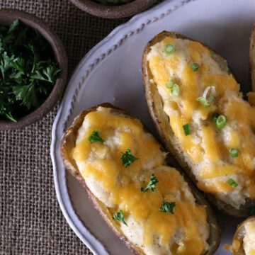 Twice Baked Potatoes Recipe {Gluten-free}