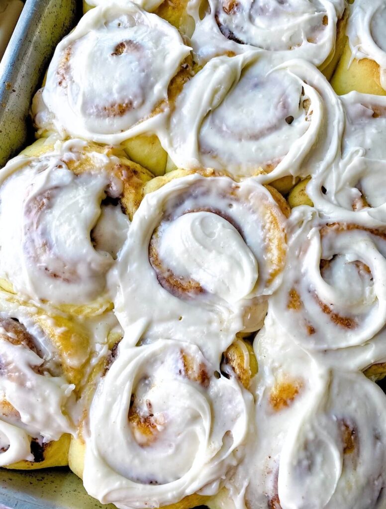 frosted cinnamon rolls