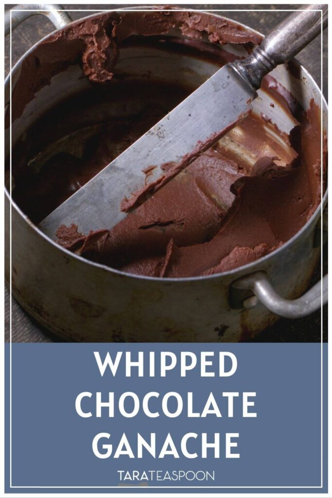 Whipped Chocolate Ganache Pinterest Pin