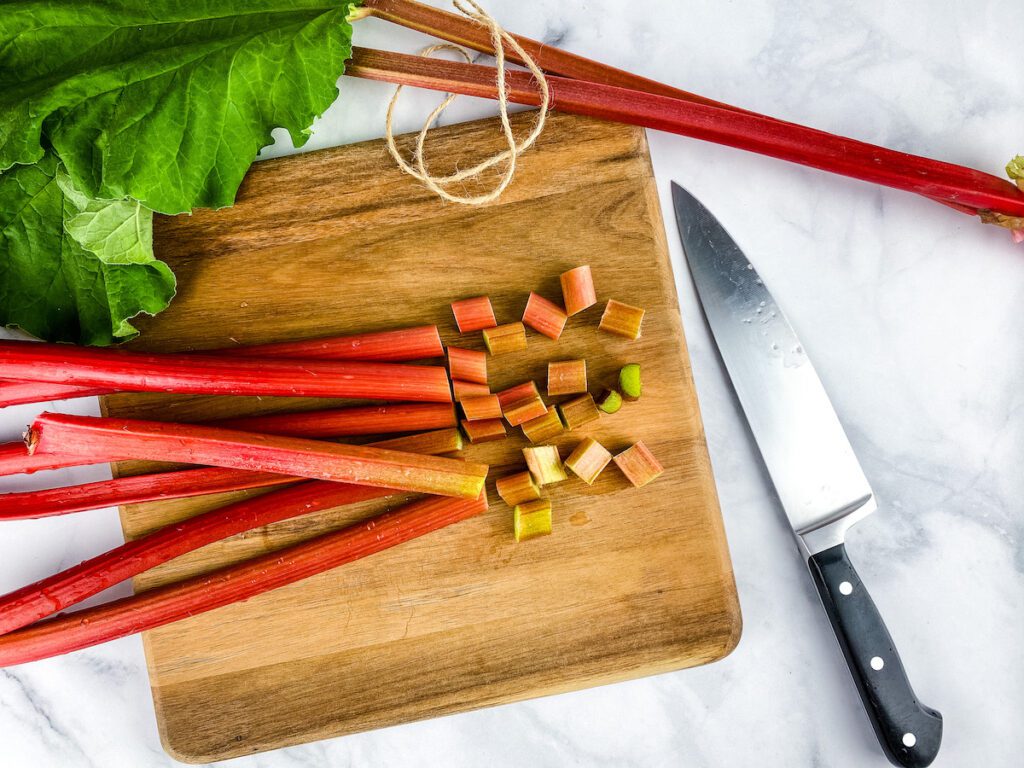 How To Prepare Rhubarb To Store, Freeze &amp; Bake Tara