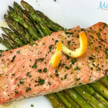 Orange-Glazed Salmon with Asparagus- great 30-Minute Meal