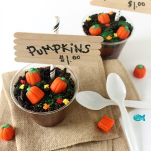 pumpkin patch pudding cups
