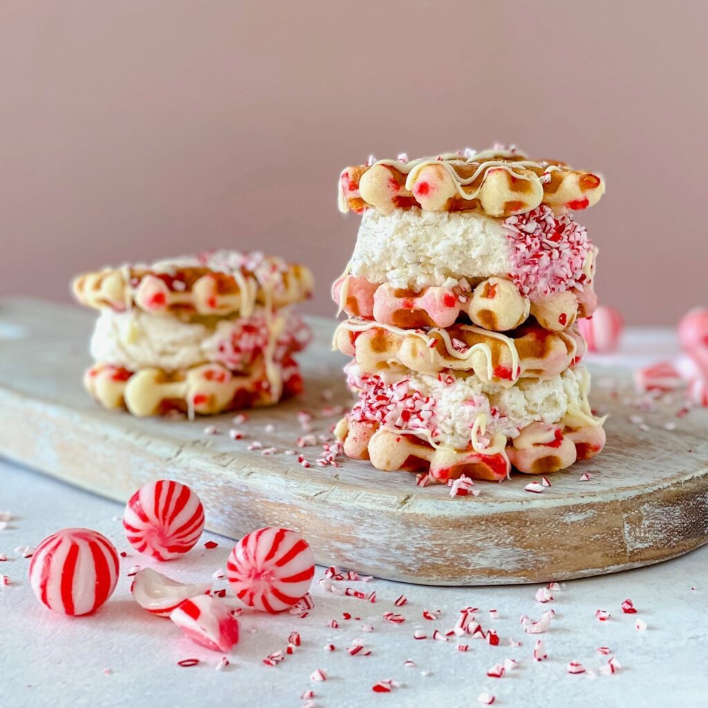 Waffle Ice Cream Sandwich