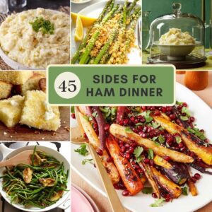 side dishes that go with ham collage