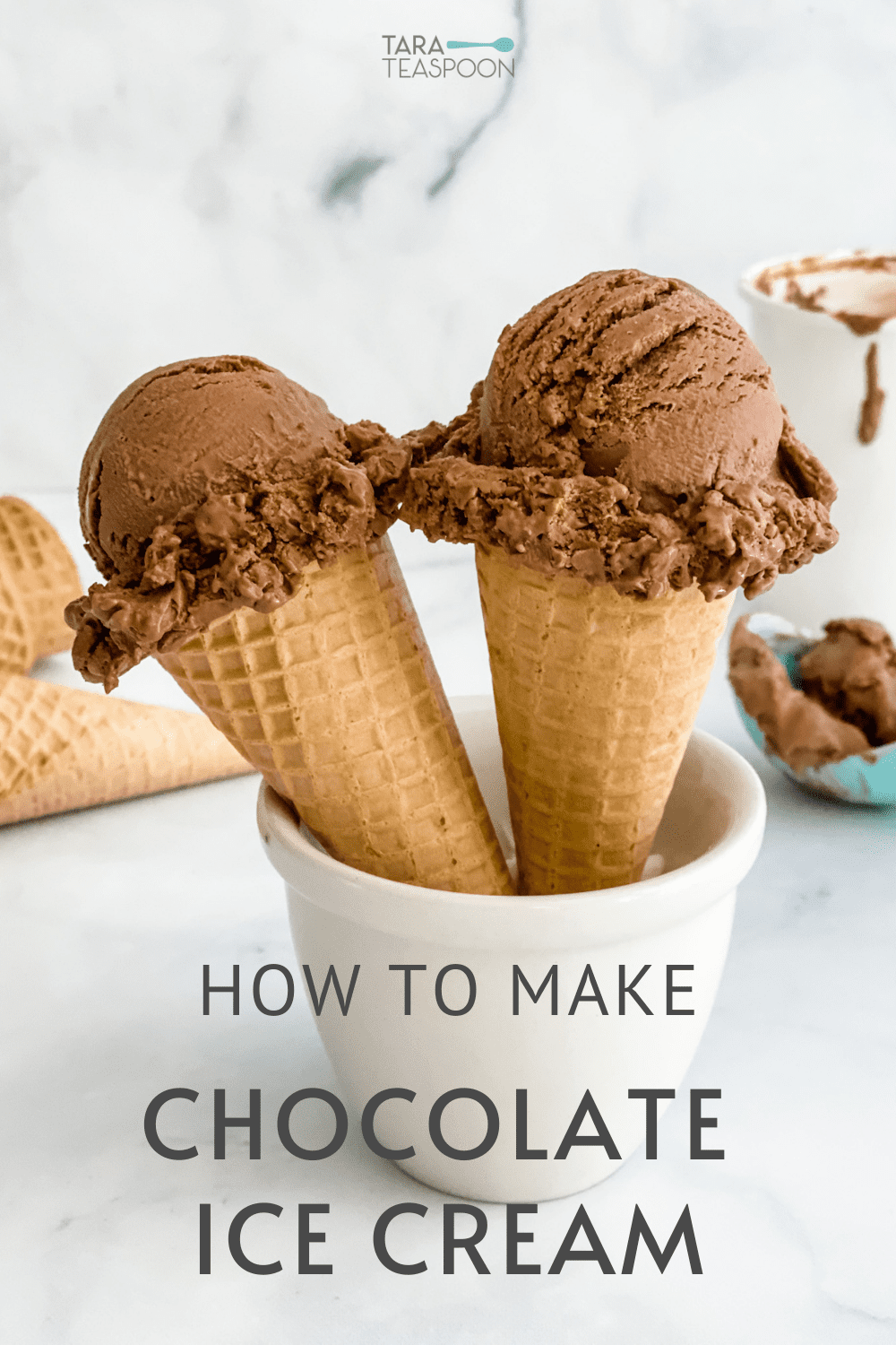 Addictive Homemade Chocolate Ice Cream Recipe - Tara Teaspoon