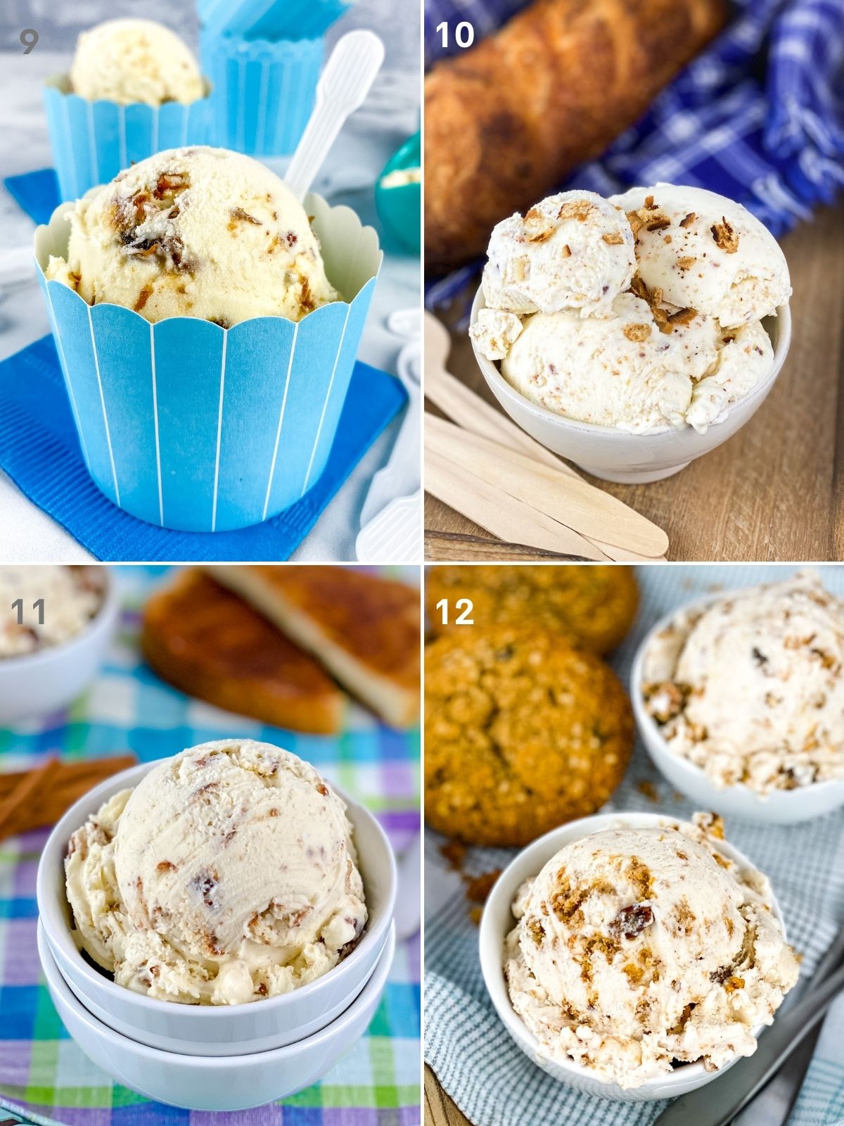 fun ice cream flavors with dates and cookies