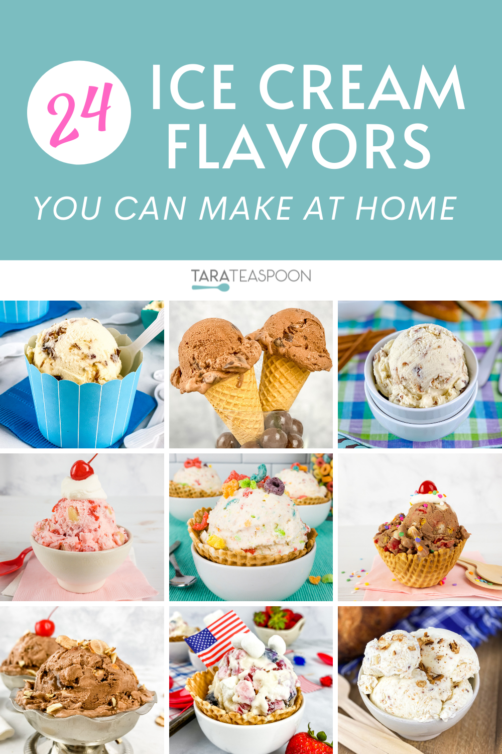 24 Unique Different Ice Cream Flavors You Can Make Tara Teaspoon   Ice Cream Flavors Pin 2 