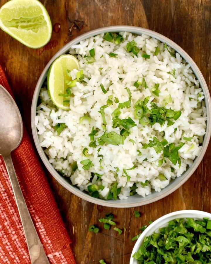 Easy Cilantro Lime Rice Recipe (Stove or Instant Pot) - Tara Teaspoon