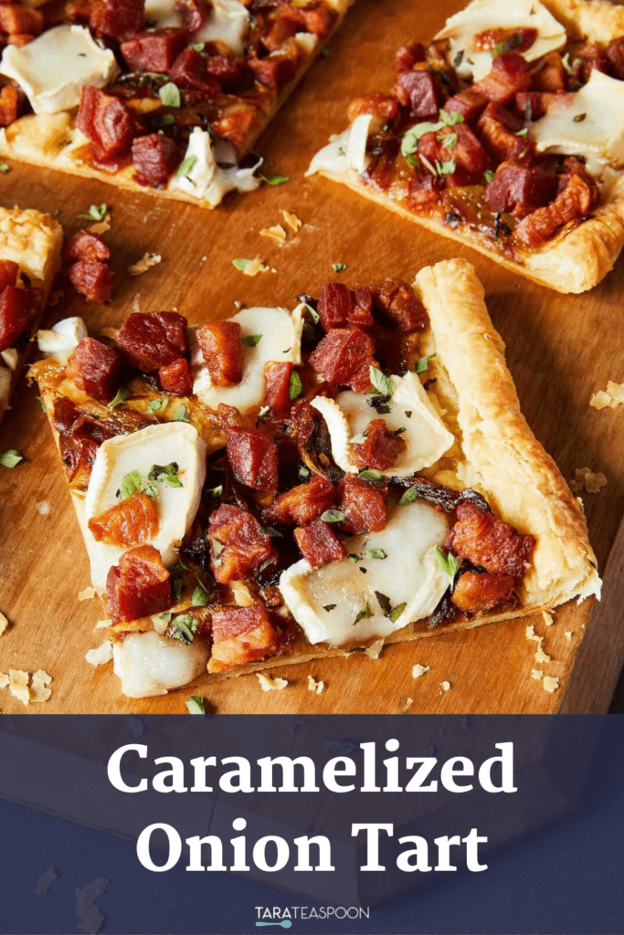 Pancetta, Brie and Caramelized Onion Tart
