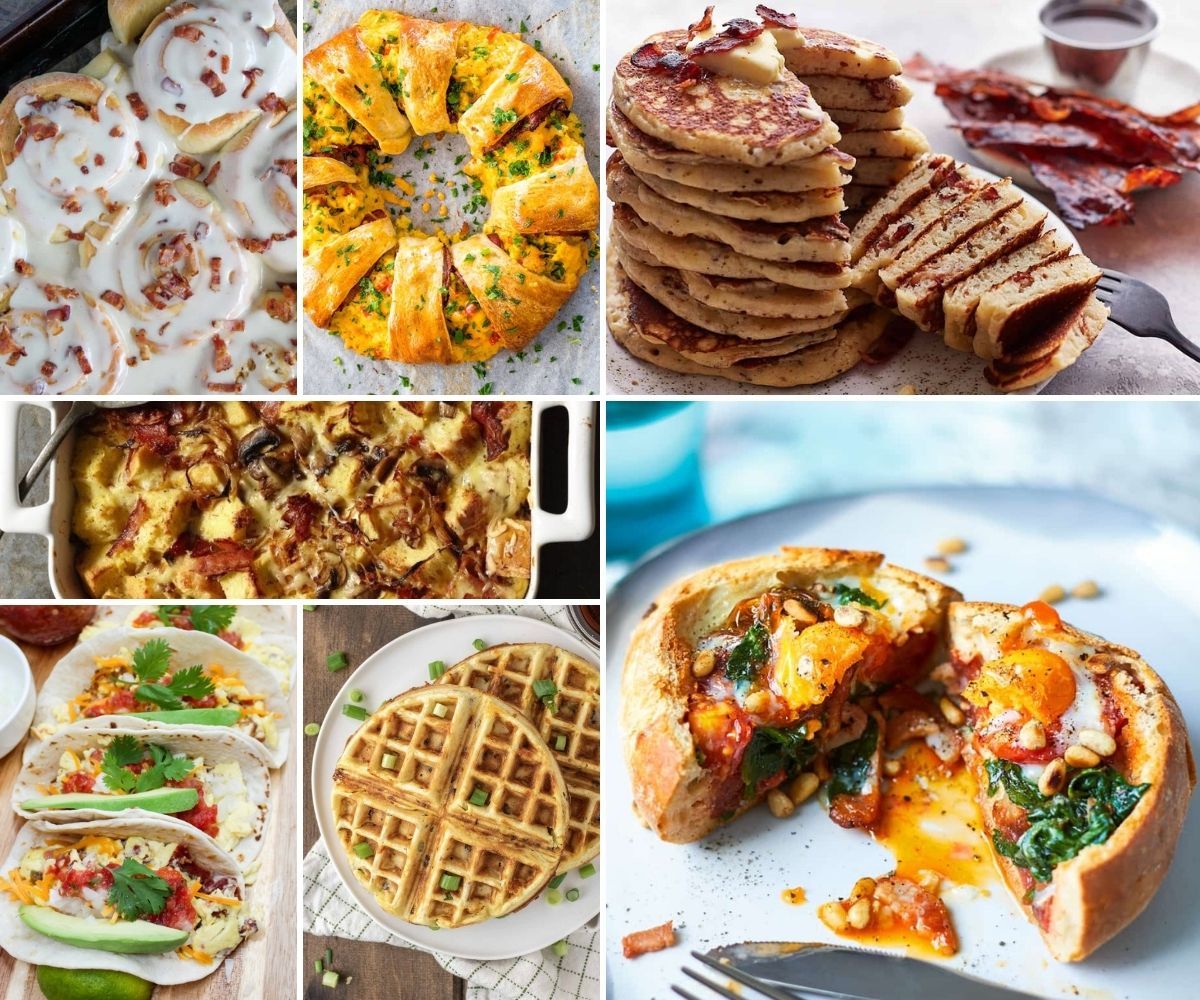 Pictures of bacon recipes for breakfast