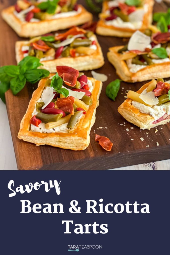 Savory Bean and Ricotta Tarts