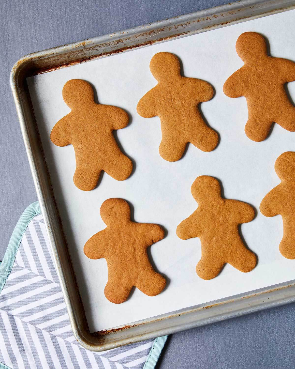 cut out and baked classic gingerbread men