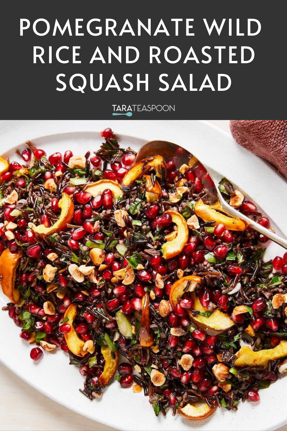 Roasted Squash and Wild Rice Salad - Tara Teaspoon