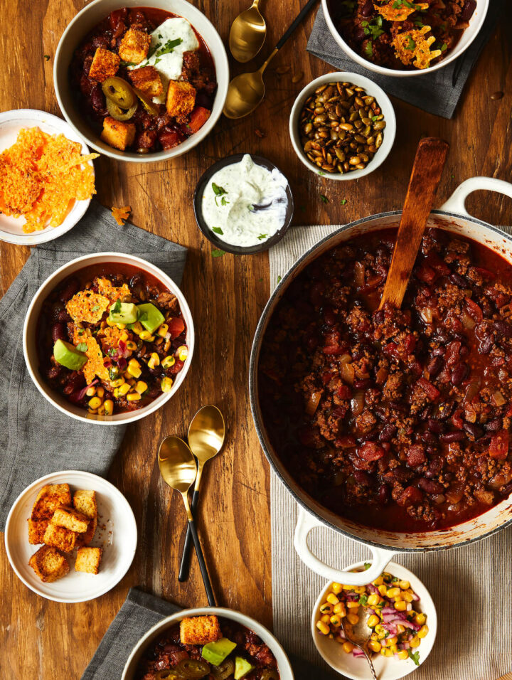 Classic Chili Recipe (for a Crowd!) Tara Teaspoon