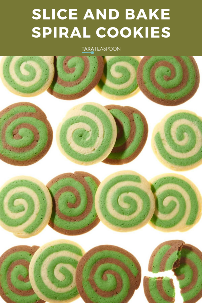 Slice and Bake Spiral Cookies