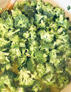 broccoli in broth