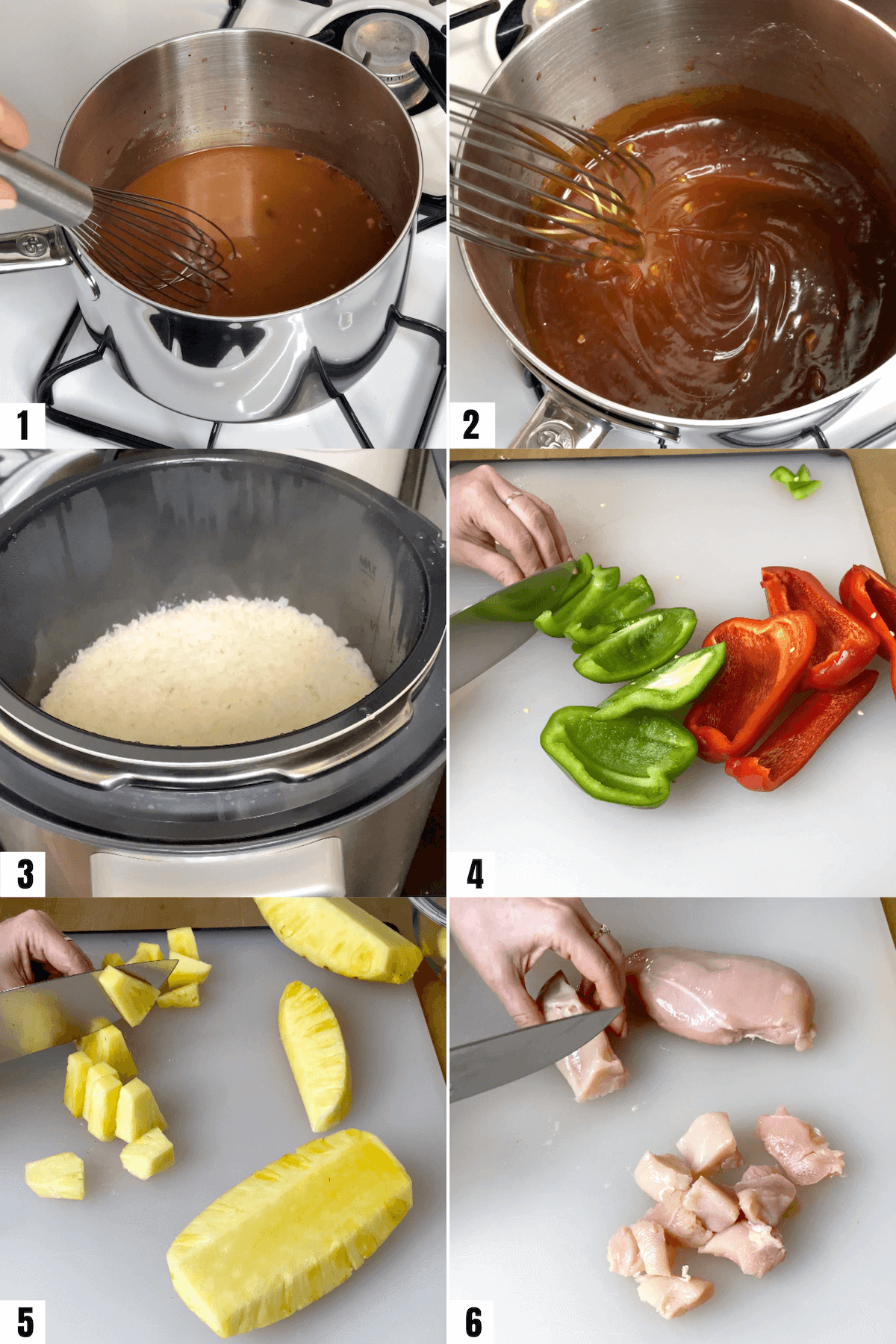 steps for making sweet and sour chicken