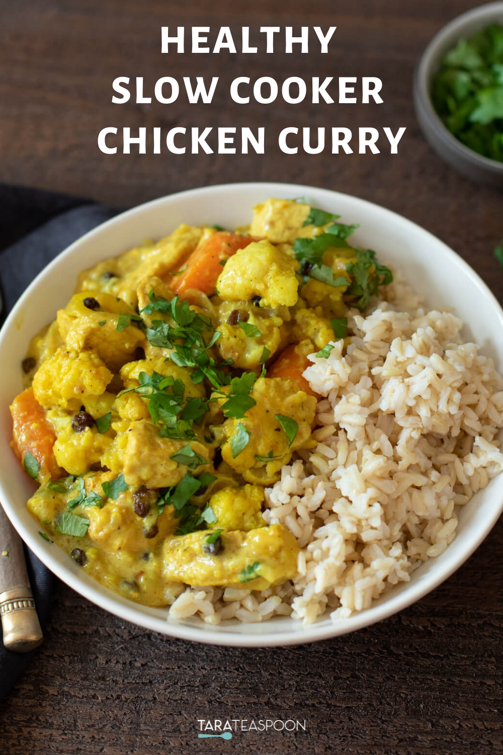 Healthy Slow Cooker Chicken Curry - Tara Teaspoon