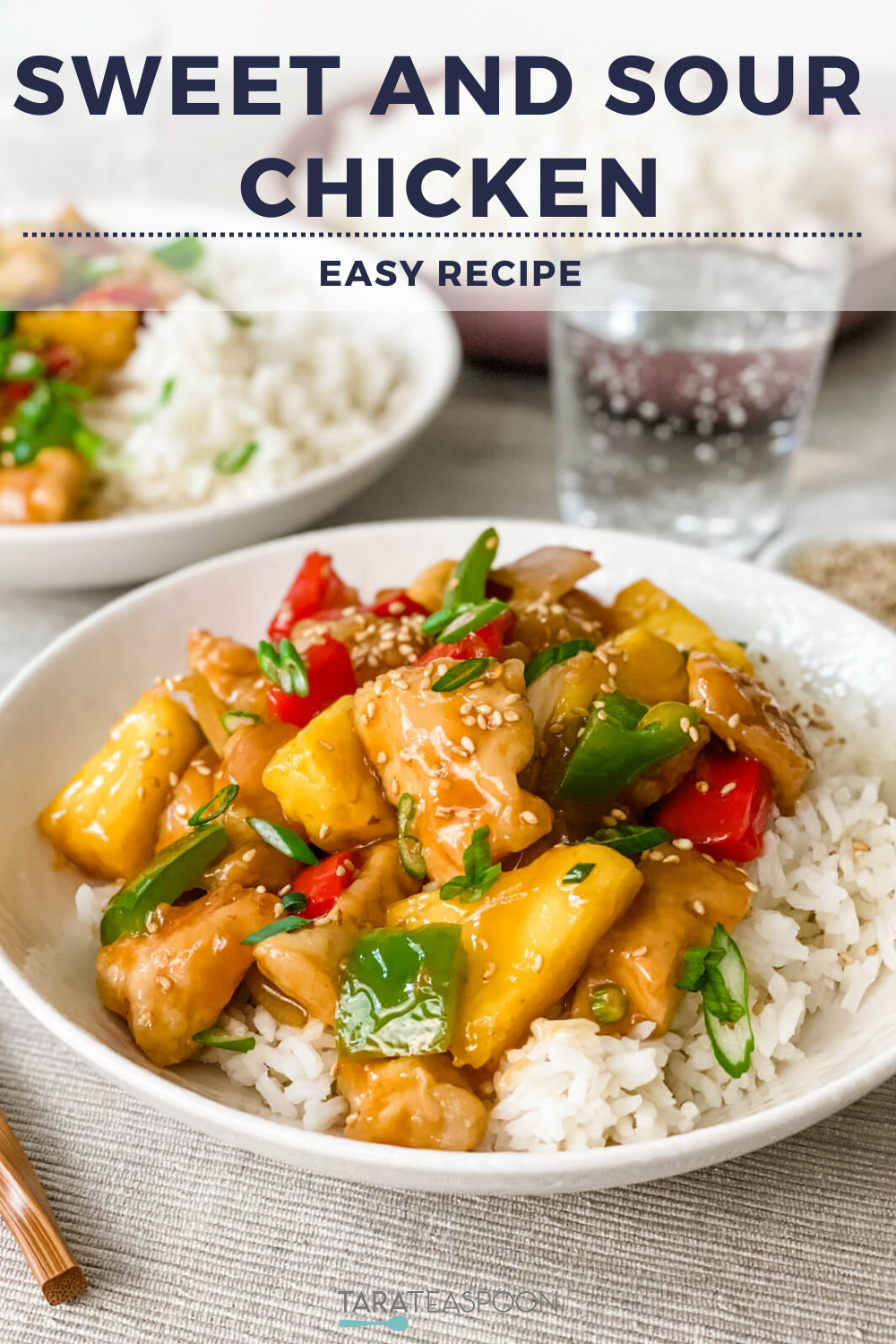 Chinese Sweet and Sour Chicken - Tara Teaspoon