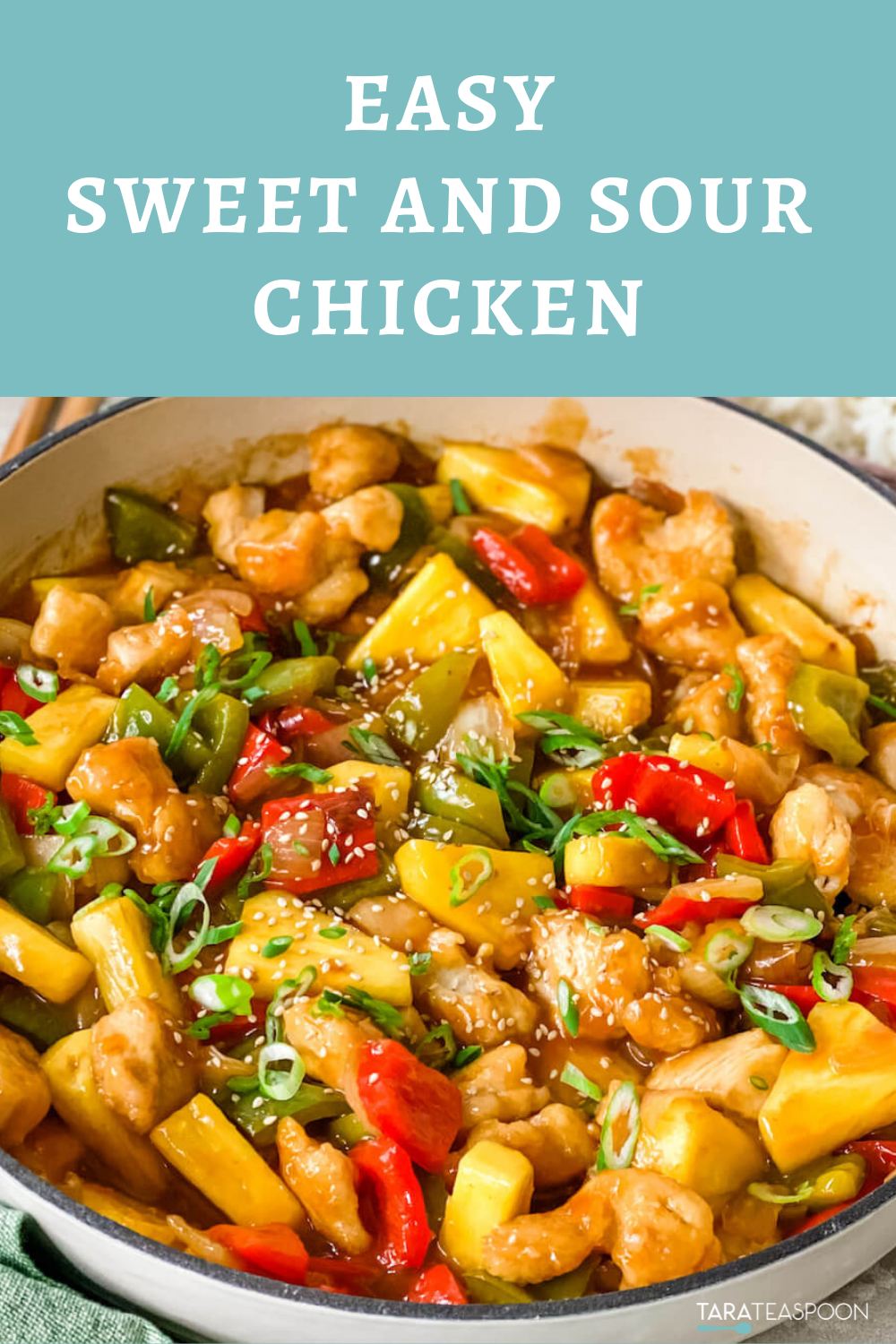 Chinese Sweet and Sour Chicken - Tara Teaspoon