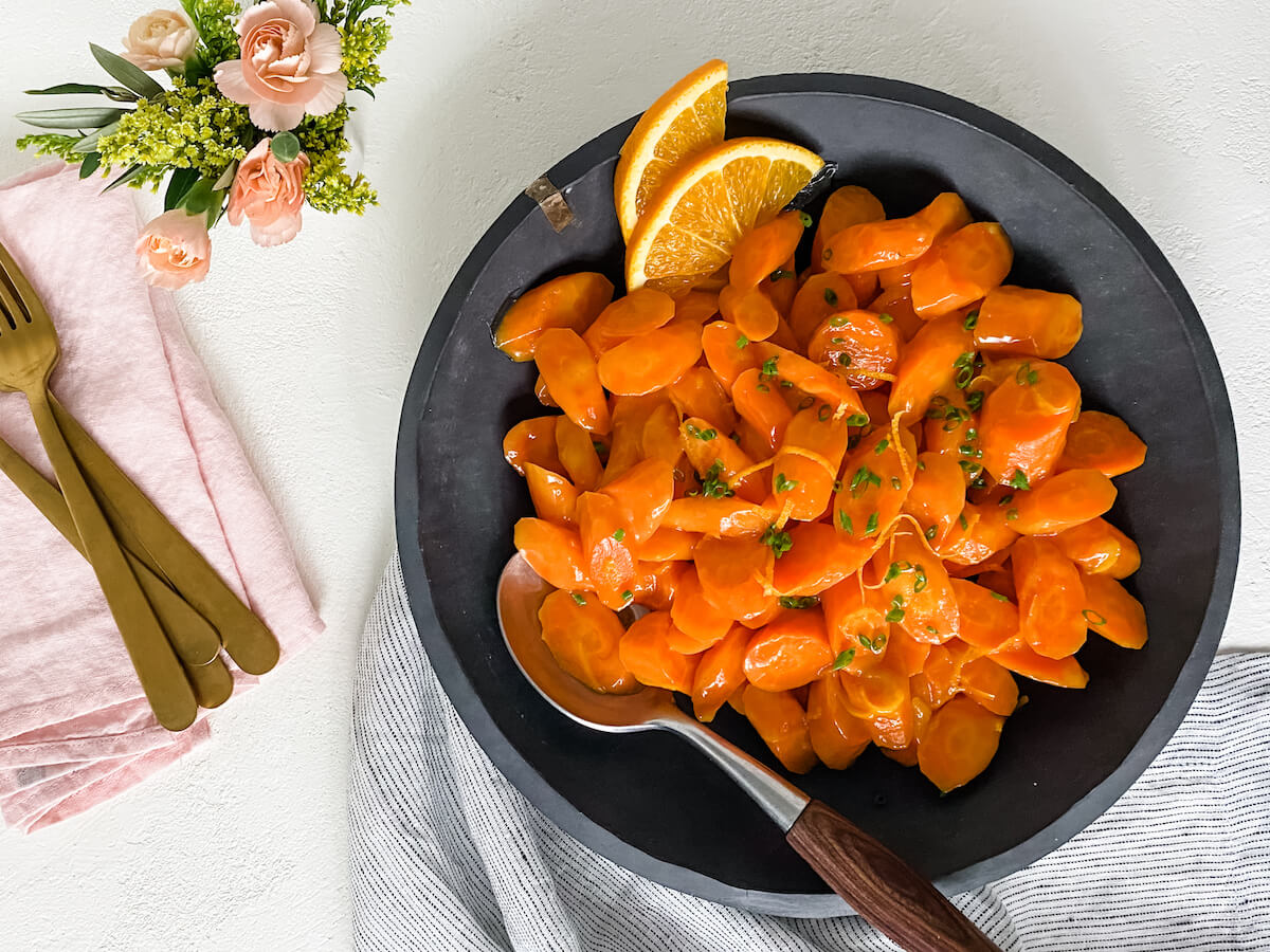 Orange Glazed Carrots Stovetop Recipe Tara Teaspoon