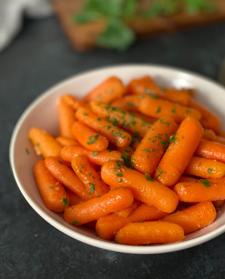 Honey Glazed Baby Carrots - Tara Teaspoon