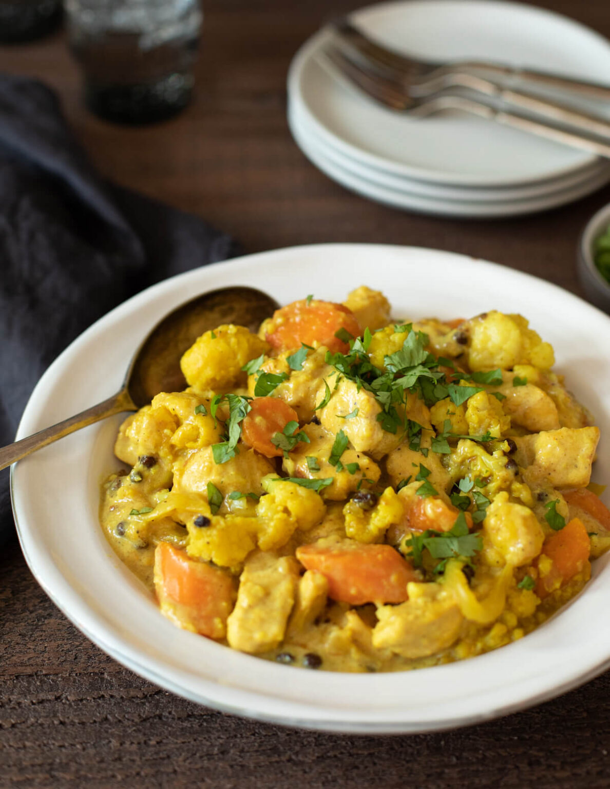 Healthy Slow Cooker Chicken Curry (with Yogurt) Tara Teaspoon