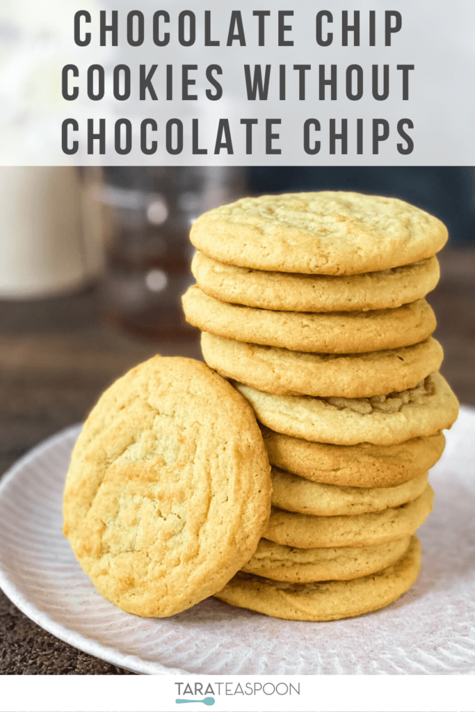 Chipless Chocolate Chip Cookies