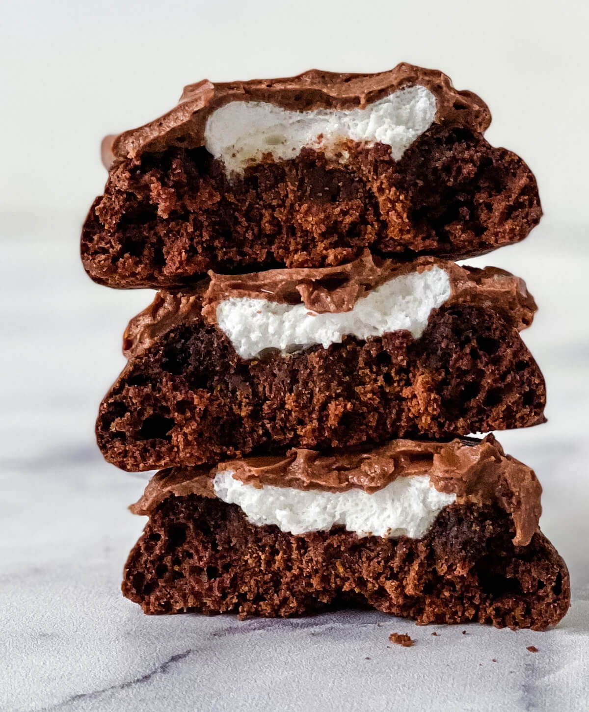 Chocolate Marshmallow Cookies (With Cake Mix!) - Dancing Through the Rain