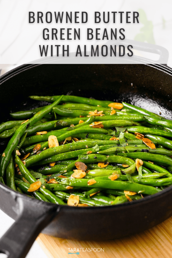 Browned Butter Green Beans with Almonds