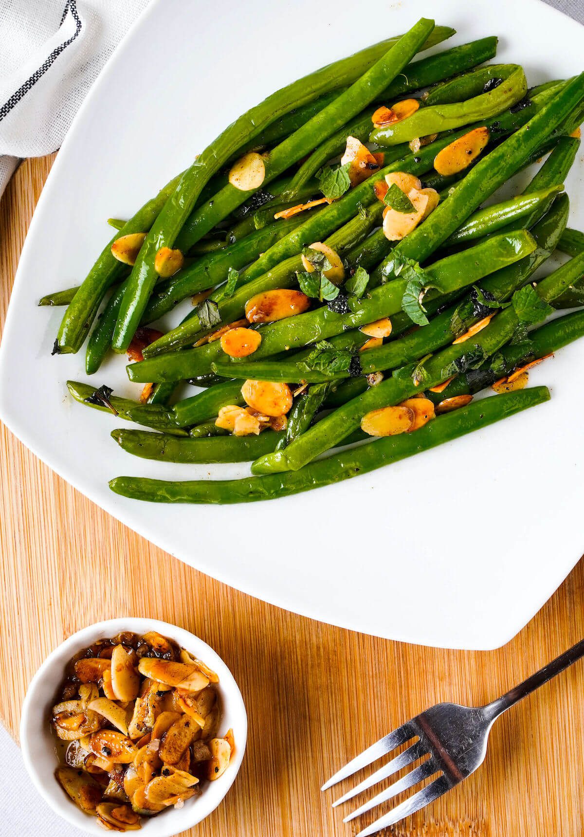 Holiday Side Dish: Green Beans with Brown Butter Topping