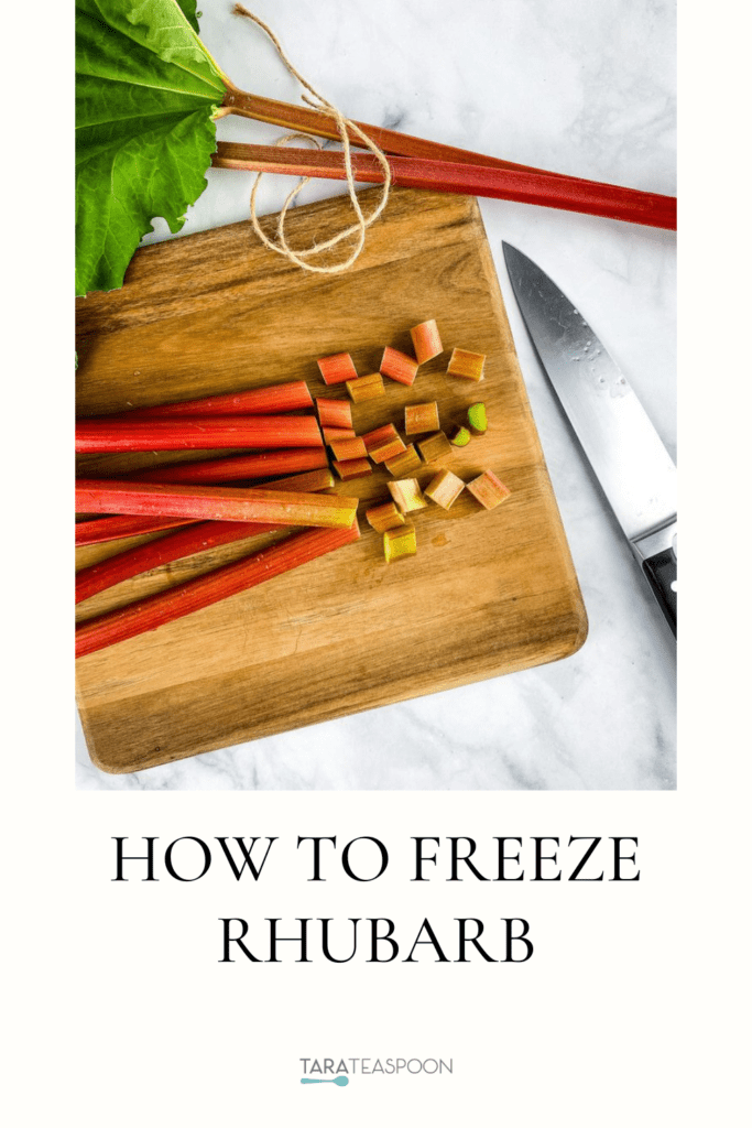 How to freeze rhubarb
