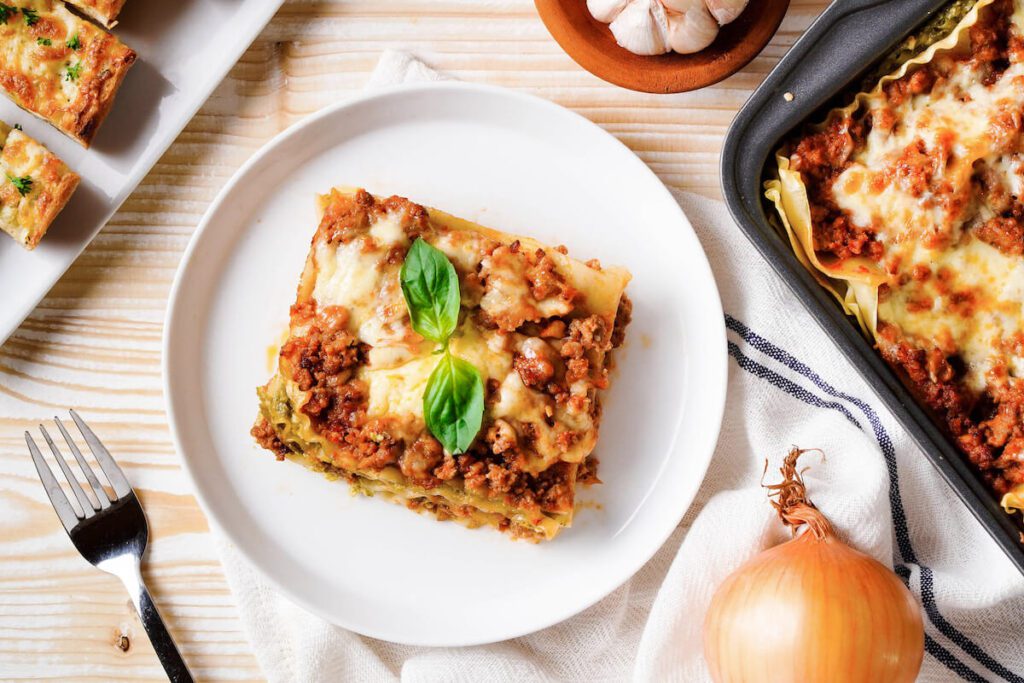 Sausage Lasagna with Pesto - Tara Teaspoon