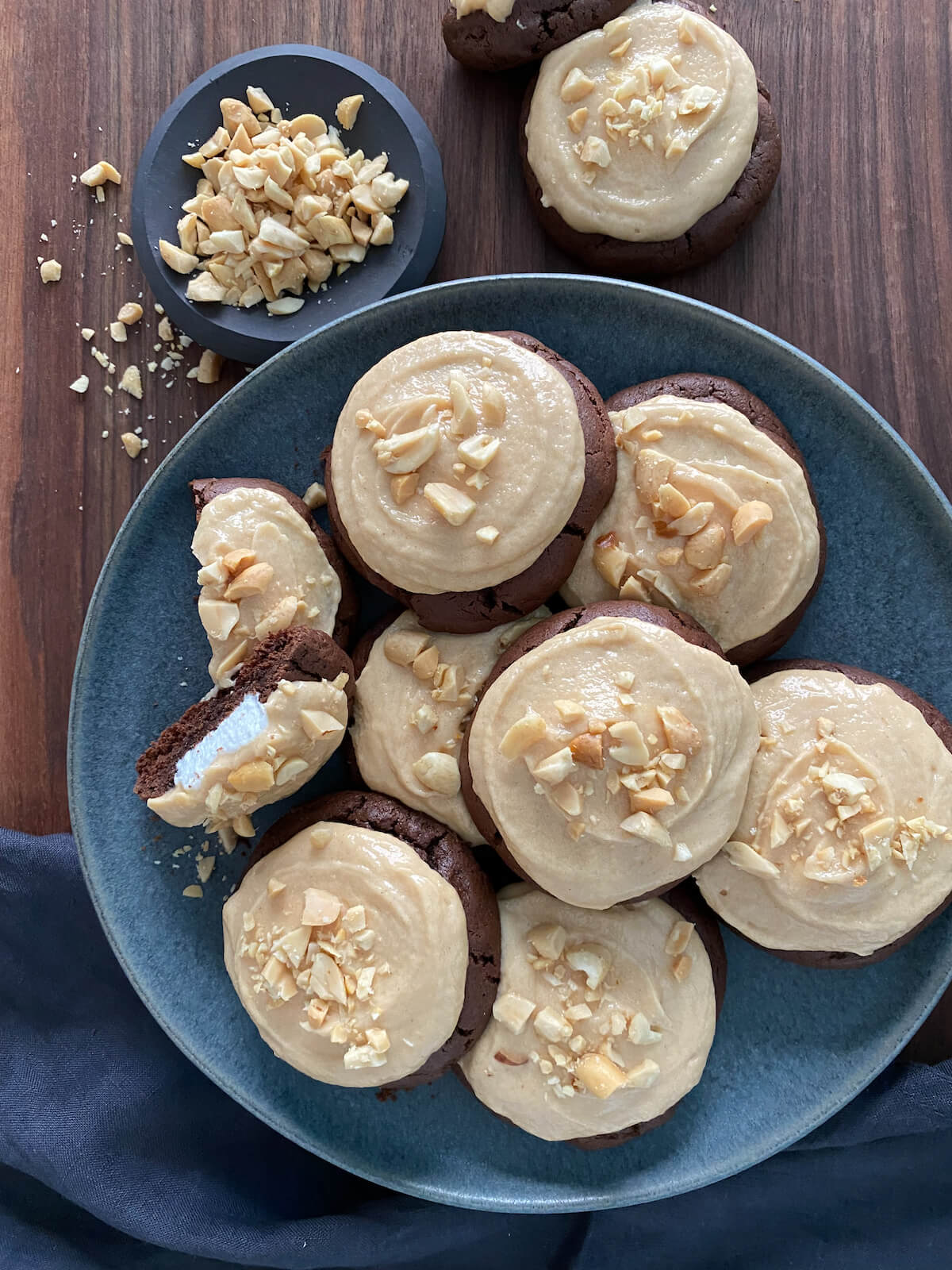 Chocolate Peanut Butter Surprise Cookies Recipe