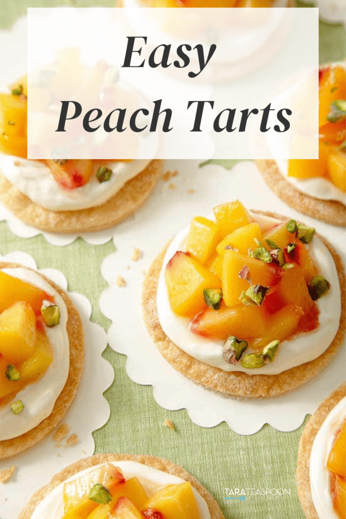 Easy Peach Tarts