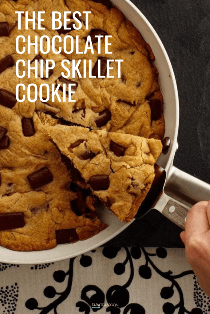 Chocolate Chip Walnut Skillet Cookie