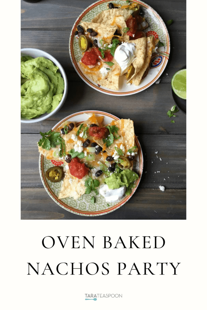 Oven Baked Nachos Party