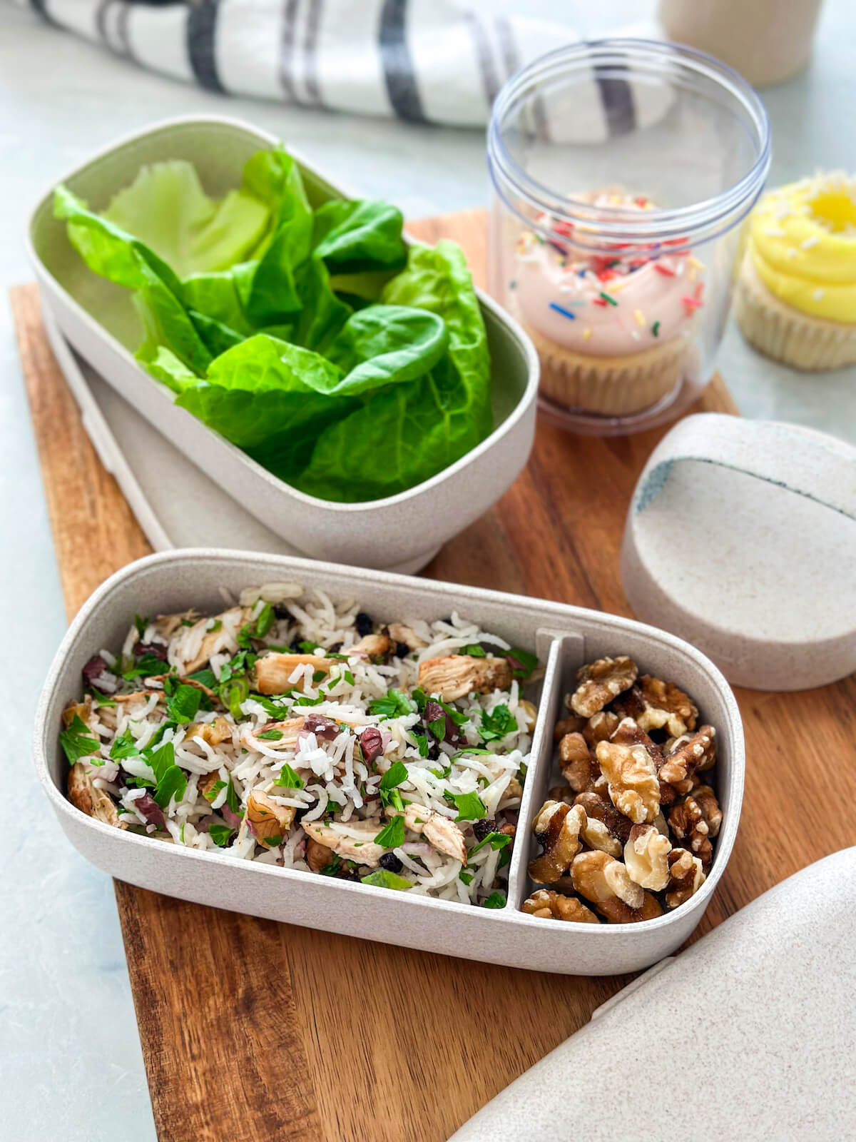 Make work lunches easy with this salad container