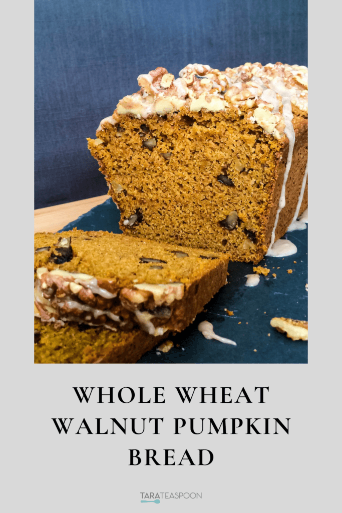 Whole Wheat Walnut Pumpkin Bread